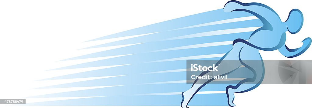 Fast Pace Sign Running At A Super Fast Pace Stock Illustration - Download Image Now ...