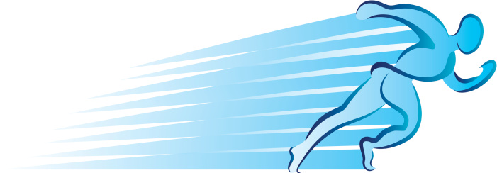 Fast Pace Sign Running At A Super Fast Pace Stock Illustration - Download Image Now ...