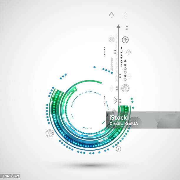 Abstract Color Technology Background Stock Illustration - Download Image Now - Sparse, Abstract, Advice