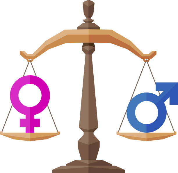 istock man and woman vector logo design template. scales or psychology 478790934