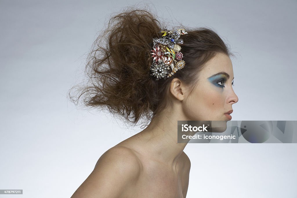 Penteado (retoques - Foto de stock de Adulto royalty-free