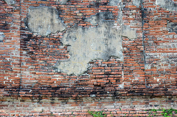 istock Brick wall Background ruins of Wat Puttaisawan 478800652