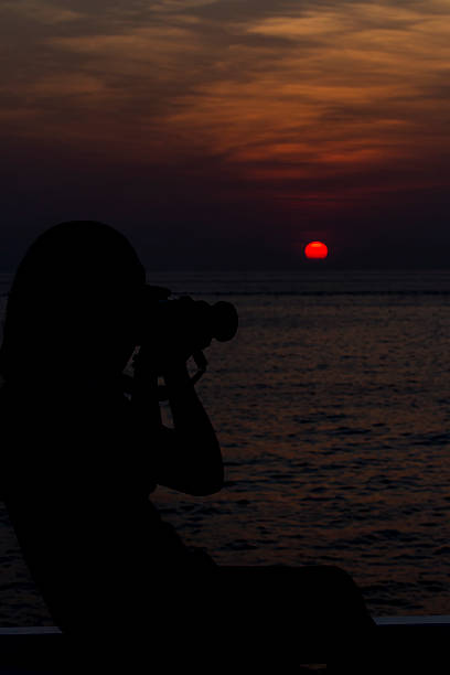 istock Silhouette with sunset at Similan island in Thailand 478800755