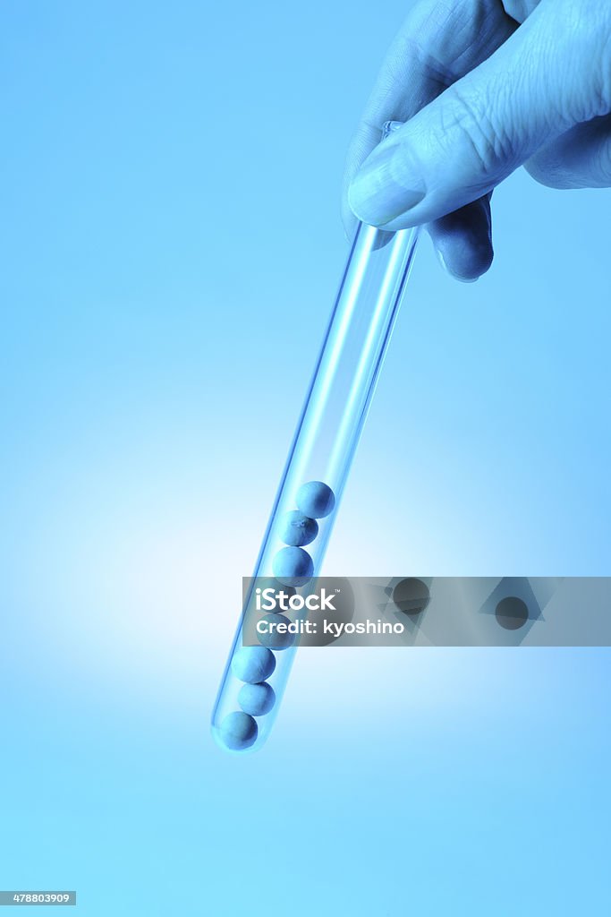 サンプルシードのテストチューブ-大豆 - DNAのロイヤリティフリーストックフォト