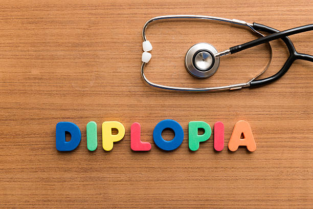 diplopia stock photo