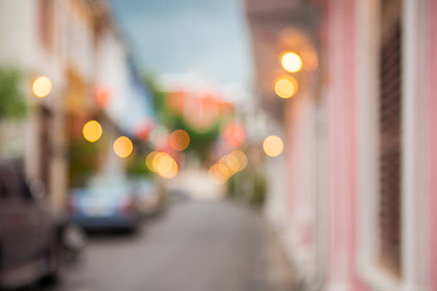 istock blur beautiful old town for background 478807624