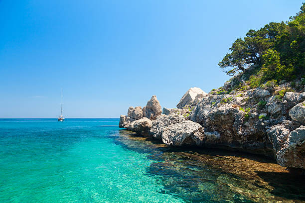 istock Clear turquoise water of  Cala Luna in Sardinia 478810001