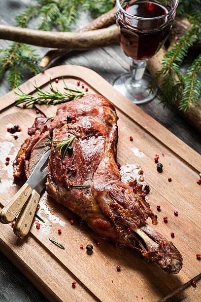 istock Freshly roasted venison with rosemary and pepper 478810263