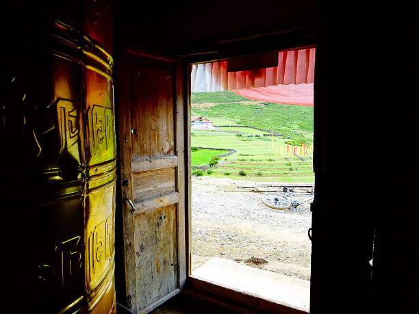 istock buddhist prayer wheels in china 478811204