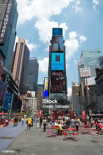 Times Square Manhattan - Fotografie stock e altre immagini di Affari - Affari, Affari internazionali, Ambientazione esterna