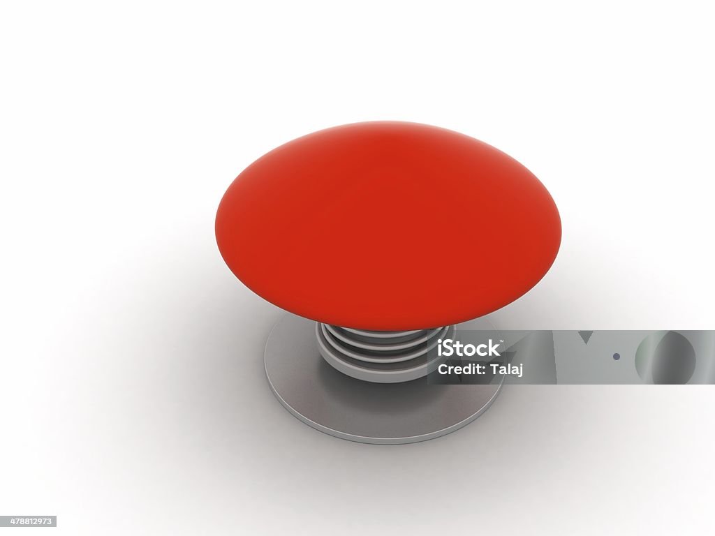 Botón rojo - Foto de stock de Alerta libre de derechos