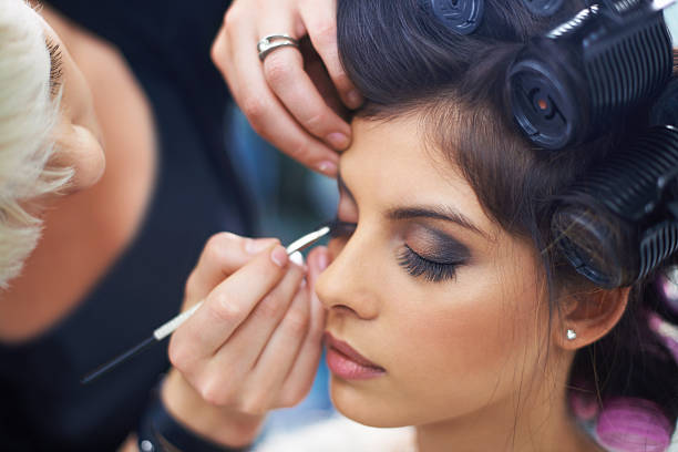 She's meticulous with her make up