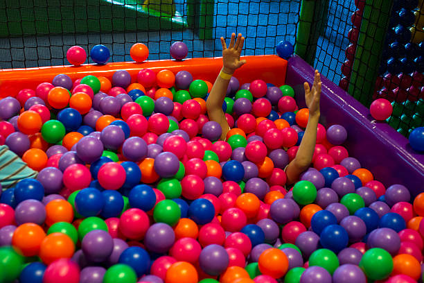 istock Play center for children, ball pool 478819924