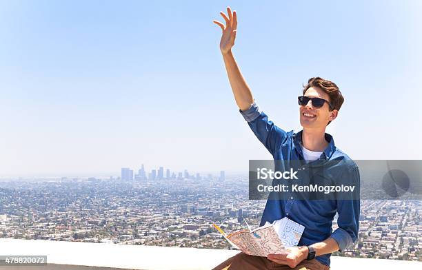 Tourist In Los Angeles Stock Photo - Download Image Now - 2015, California, City Of Los Angeles