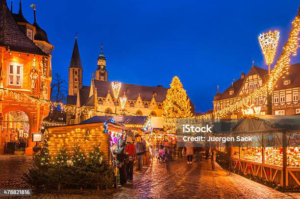 Christmas Market Goslar Stock Photo - Download Image Now - Christmas Market, Christmas, Germany