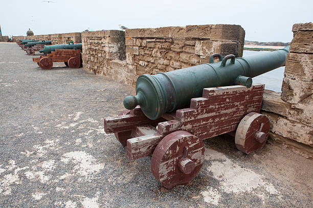 istock Old cannons lined up in Essaouira Morocco. 478821818