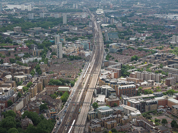 istock Aerial view of London 478825286