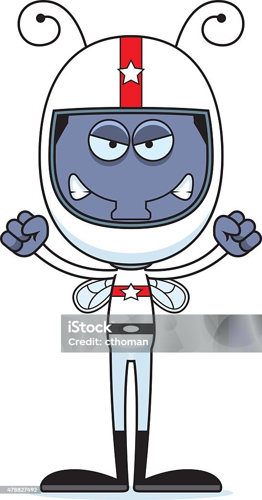 Angry Racing Driver Cartoon Angry Race Car Driver Fly Stock Illustration - Download Image ...