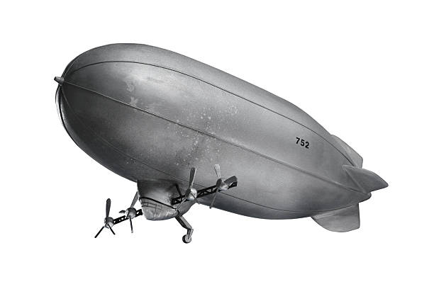 Blimp Mock-up blimp isolate on a white background blimp stock pictures, royalty-free photos & images