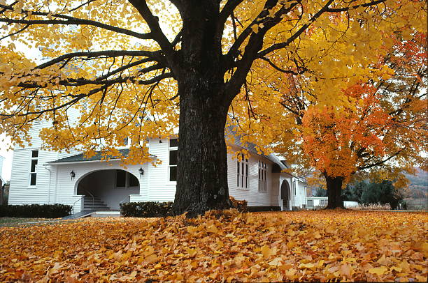 istock CHURCH  IN  VERMONT,  AUTUMN  1979 478835794