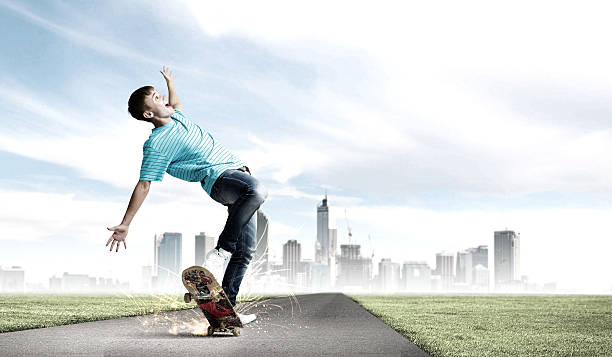istock Teenager on skateboard 478836687