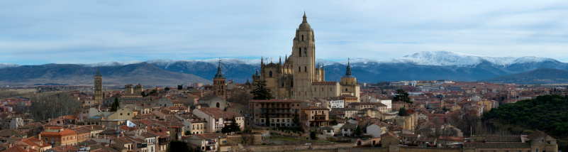 View of medieval town of Segovia (Spain)