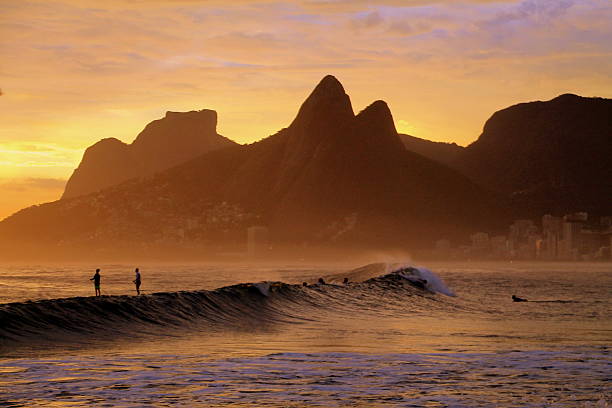istock Surfing in Ipanema Beach on a sunset 478838084