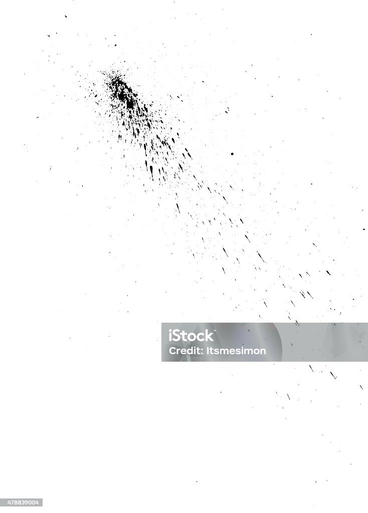 Black ink spray texture Black ink spray or splatter on white textured paper 2015 Stock Photo