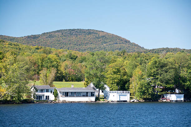 istock Summer cabins on Lake Memphremagog 478840289