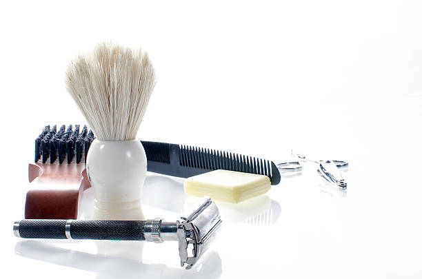 Men's Grooming Supplies stock photo