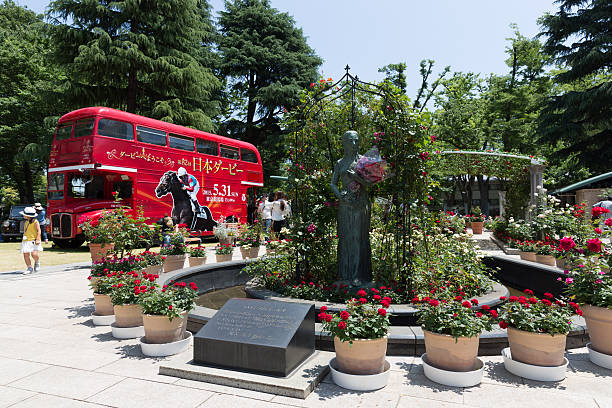 derby yushun de tokio (japón) en japón, promoción - tokyo racecourse fotografías e imágenes de stock