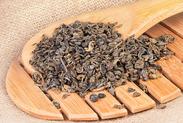 istock Green Tea On A Wooden Lattice 478849959