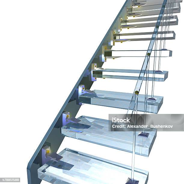Glass Ladder Stock Photo - Download Image Now - 2015, Architecture, Arranging