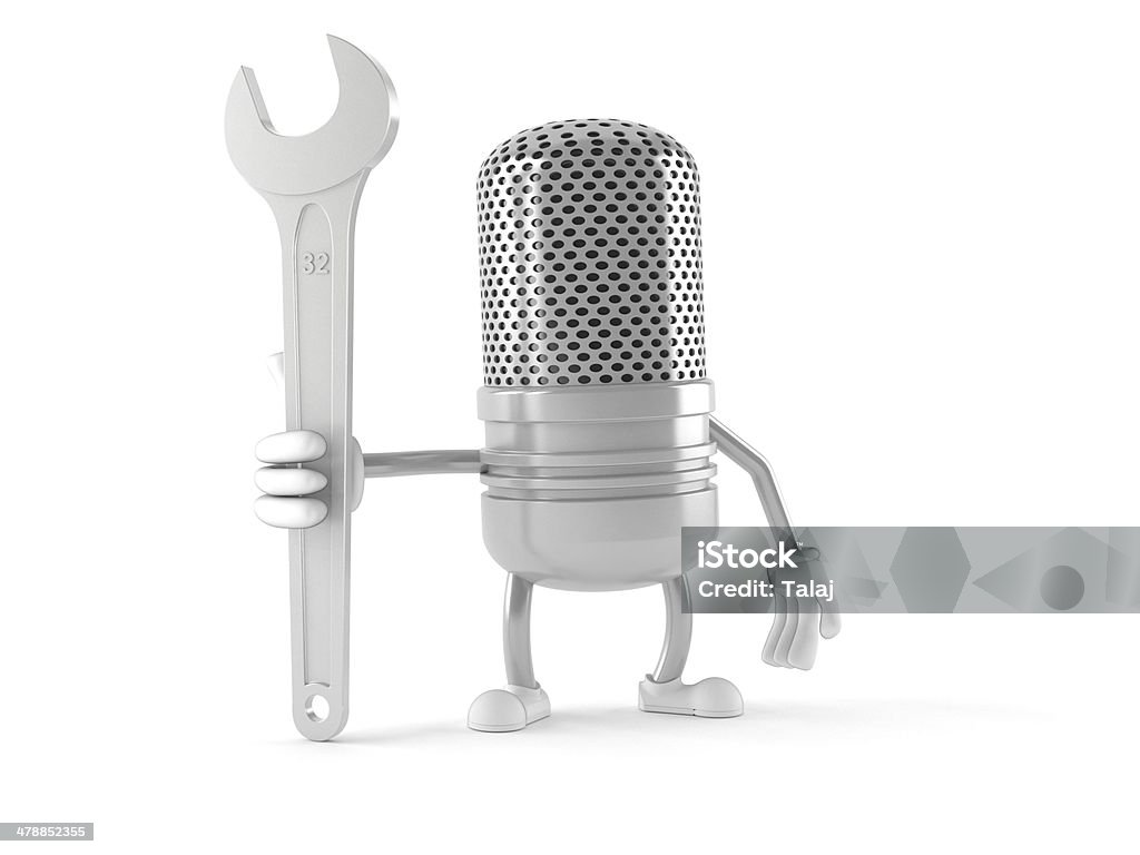Радио микрофона - Стоковые фото Петь роялти-фри