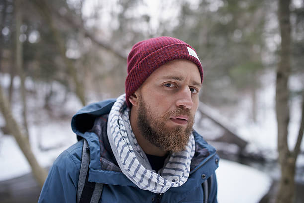 istock He enjoys hiking in any weather 478852782