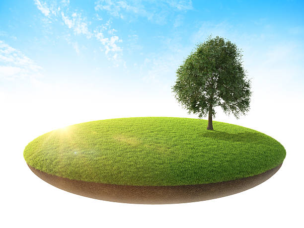 istock Little island  in the air 478855222