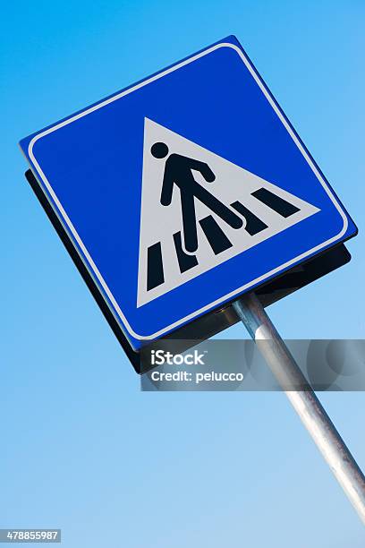 Crosswalk Stock Photo - Download Image Now - Blue, Conceptual Symbol, Day