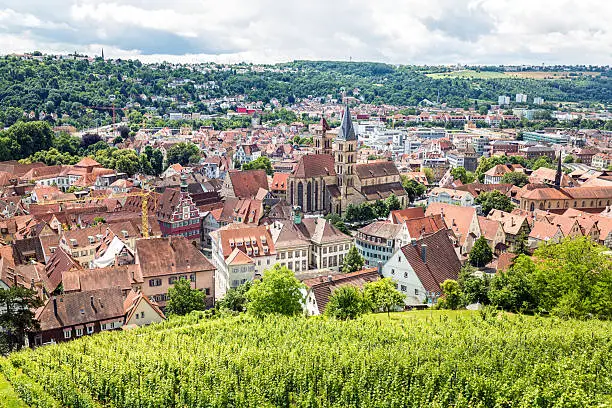 Stuttgart-Esslingen old town centre