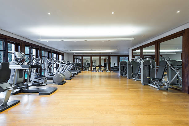 istock Fitness center interior 478859544