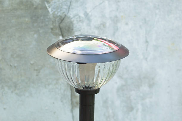 istock solar cell  lamp for garden llight, clean energy 478868742