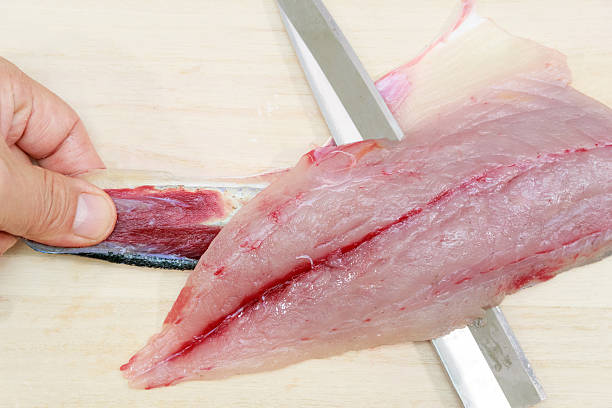 istock Preparing a Japanese yellowtail in the Japanese style 478870842