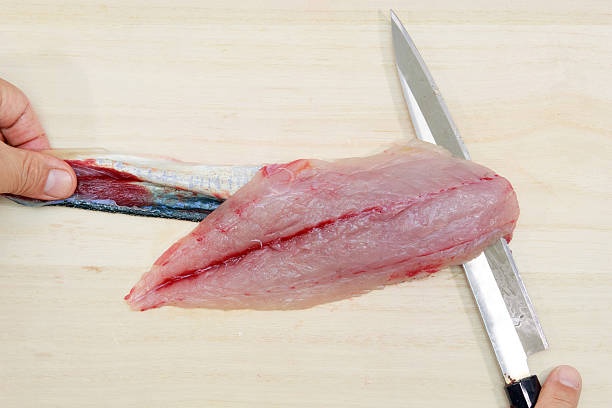 istock Preparing a Japanese yellowtail in the Japanese style 478870850