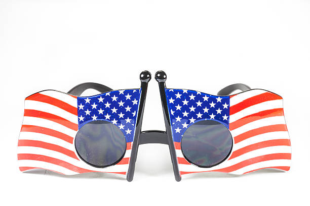 istock Glasses stripes American flag 478871305