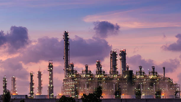 istock Big Industrial oil tanks 478874400