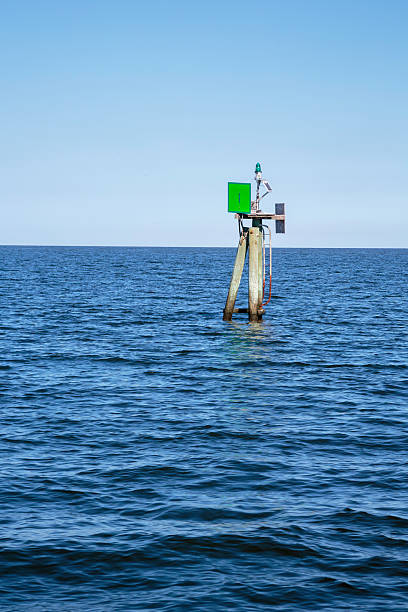 istock Green Navigation Marker number one 478878693