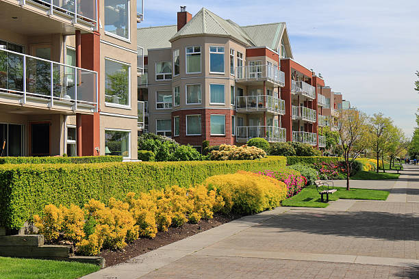 istock Modern apartment buildings 478879028