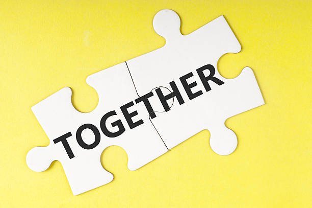 istock Together  word on jigsaw puzzle 478882158