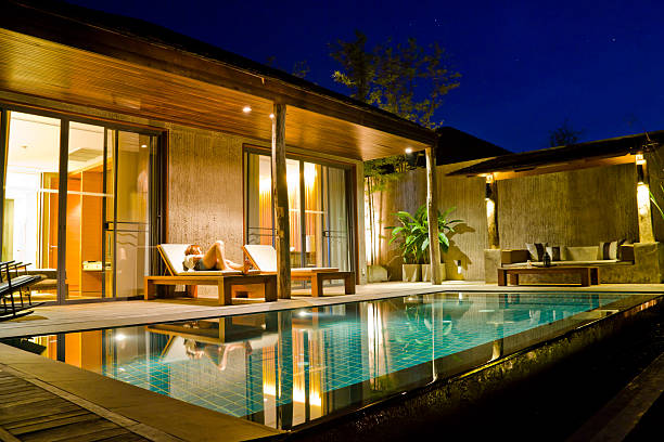 Modern house with swimming pool