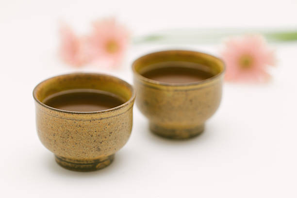 istock Traditional Japanese ceramic tea cups 478882694
