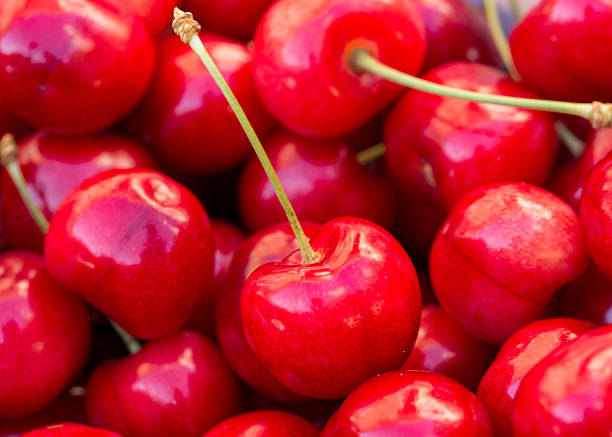 istock Close-up of fresh red cherries 478883964